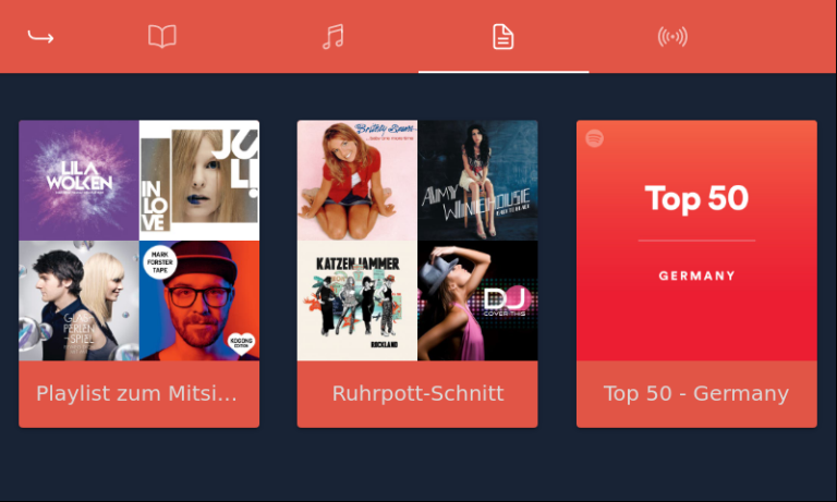 MuPiBox Classic Oberfläche