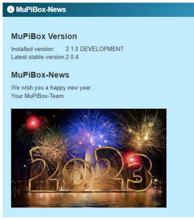 MuPiBox Update 2.1.0